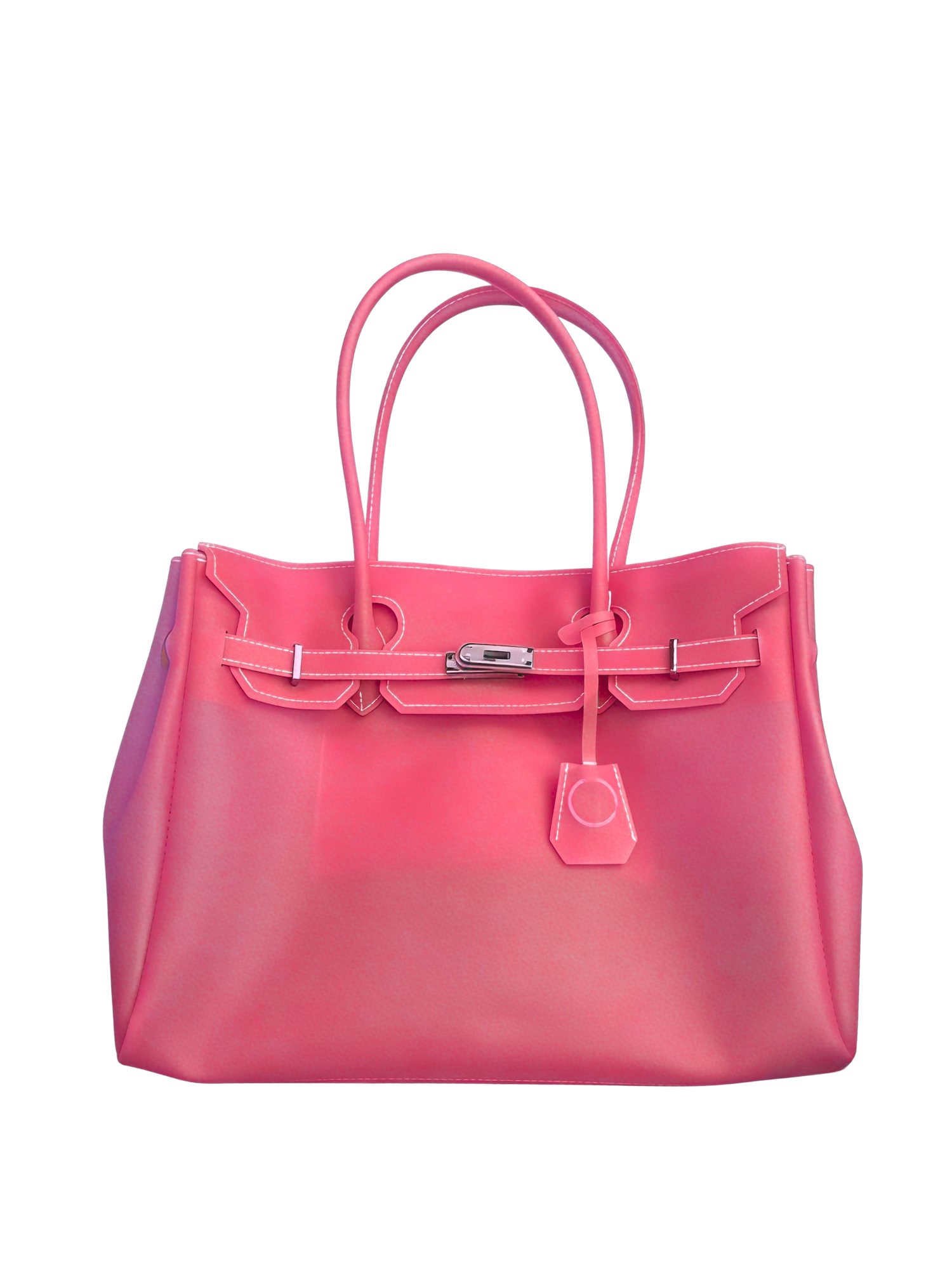 Jelly Firkin 40 TPU Bag Dusty Pink front view on white background