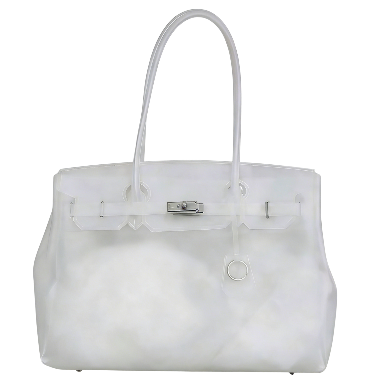 Jelly Firkin 40 TPU Bag White front view on white background