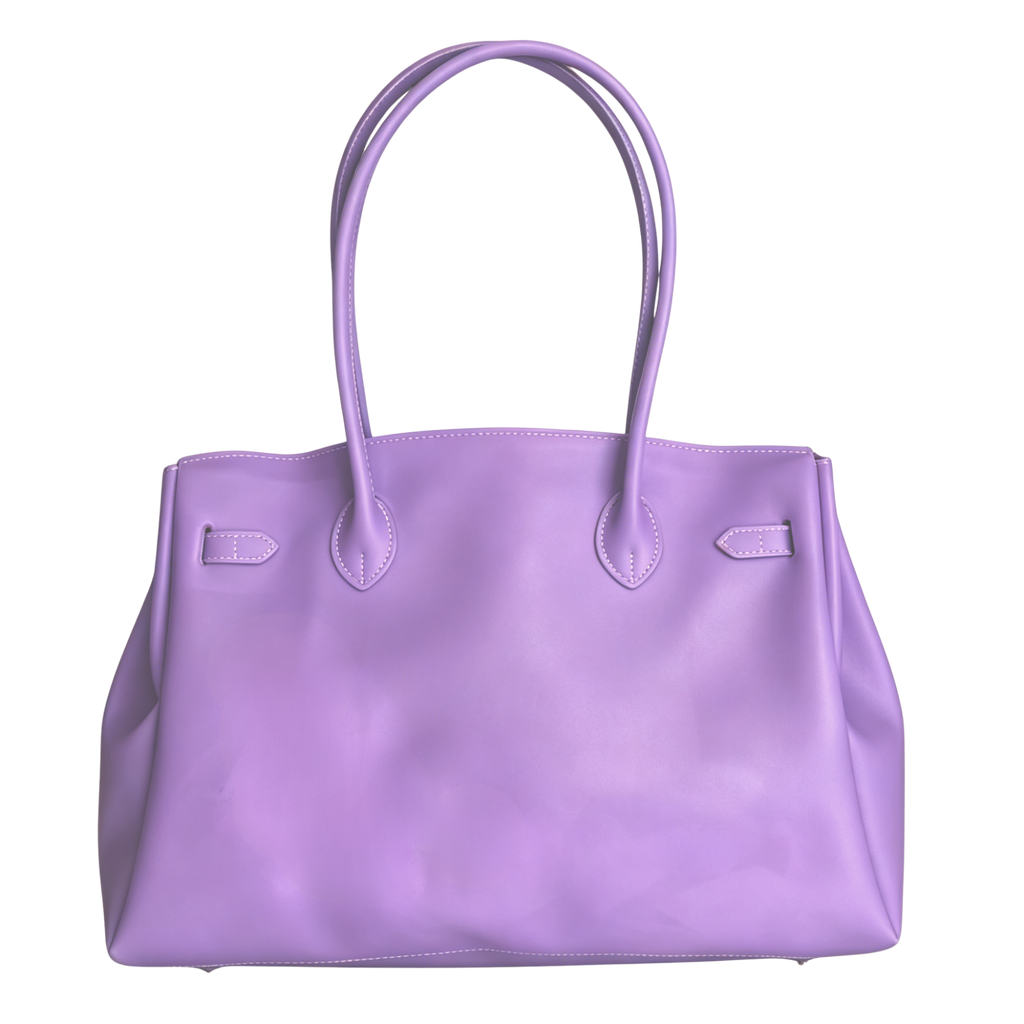 Jelly Firkin 40 Bag Classic Violet back view on white background