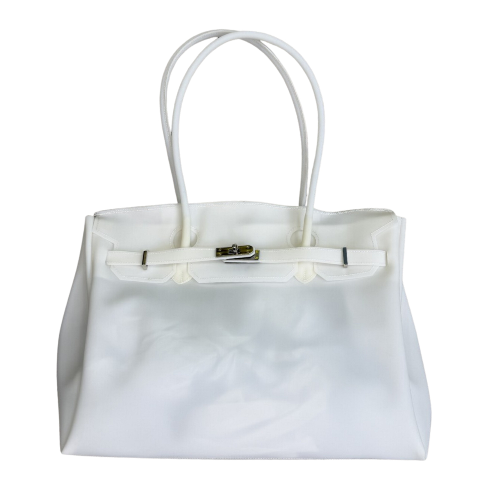 Jelly Firkin 40 Bag Classic White front view on white background