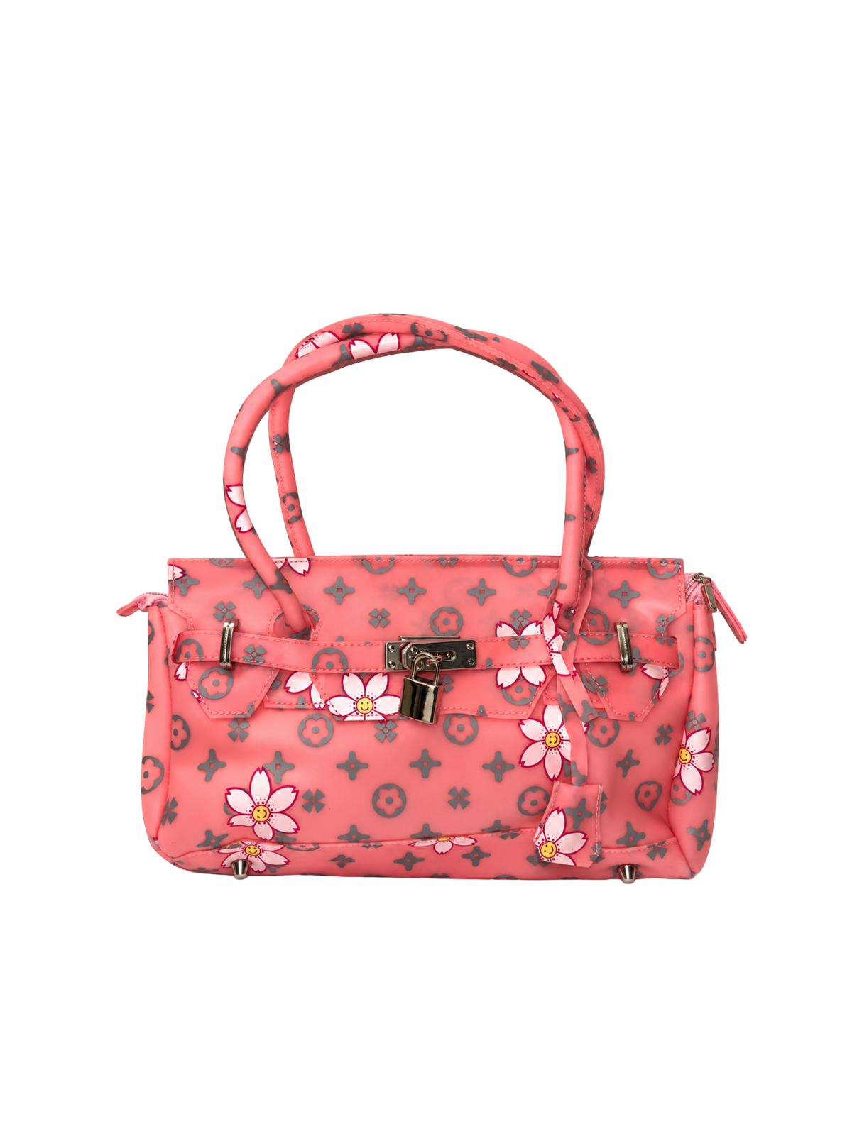 Vintage cherry blossom jelly zip shoulder bag – image 1
