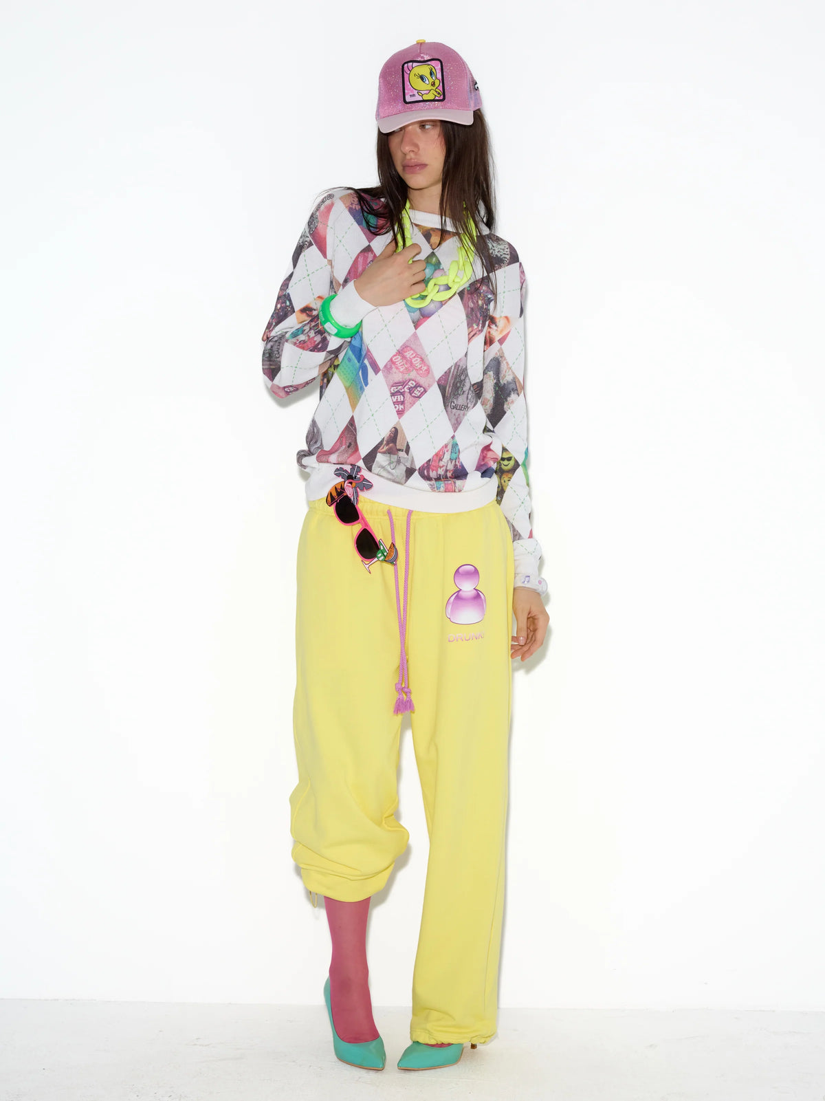 MSN Messenger Drawstring Sweatpants