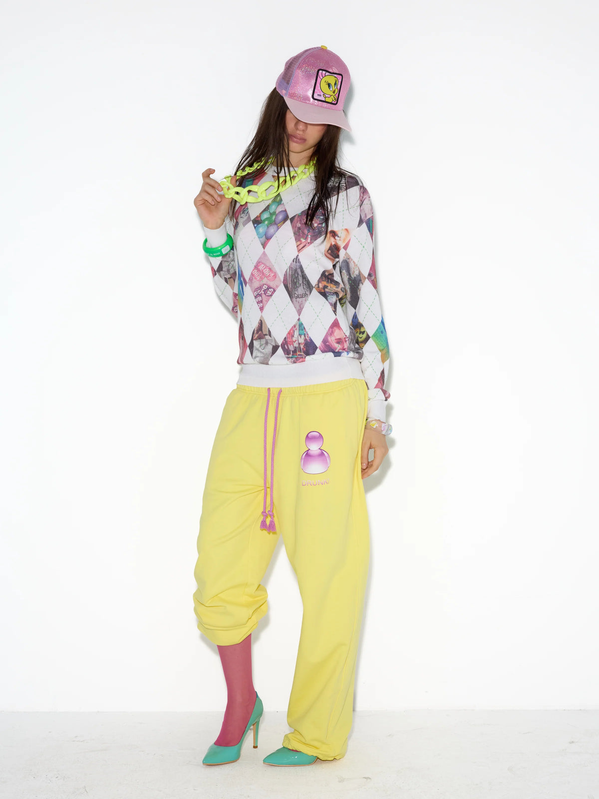 MSN Messenger Drawstring Sweatpants