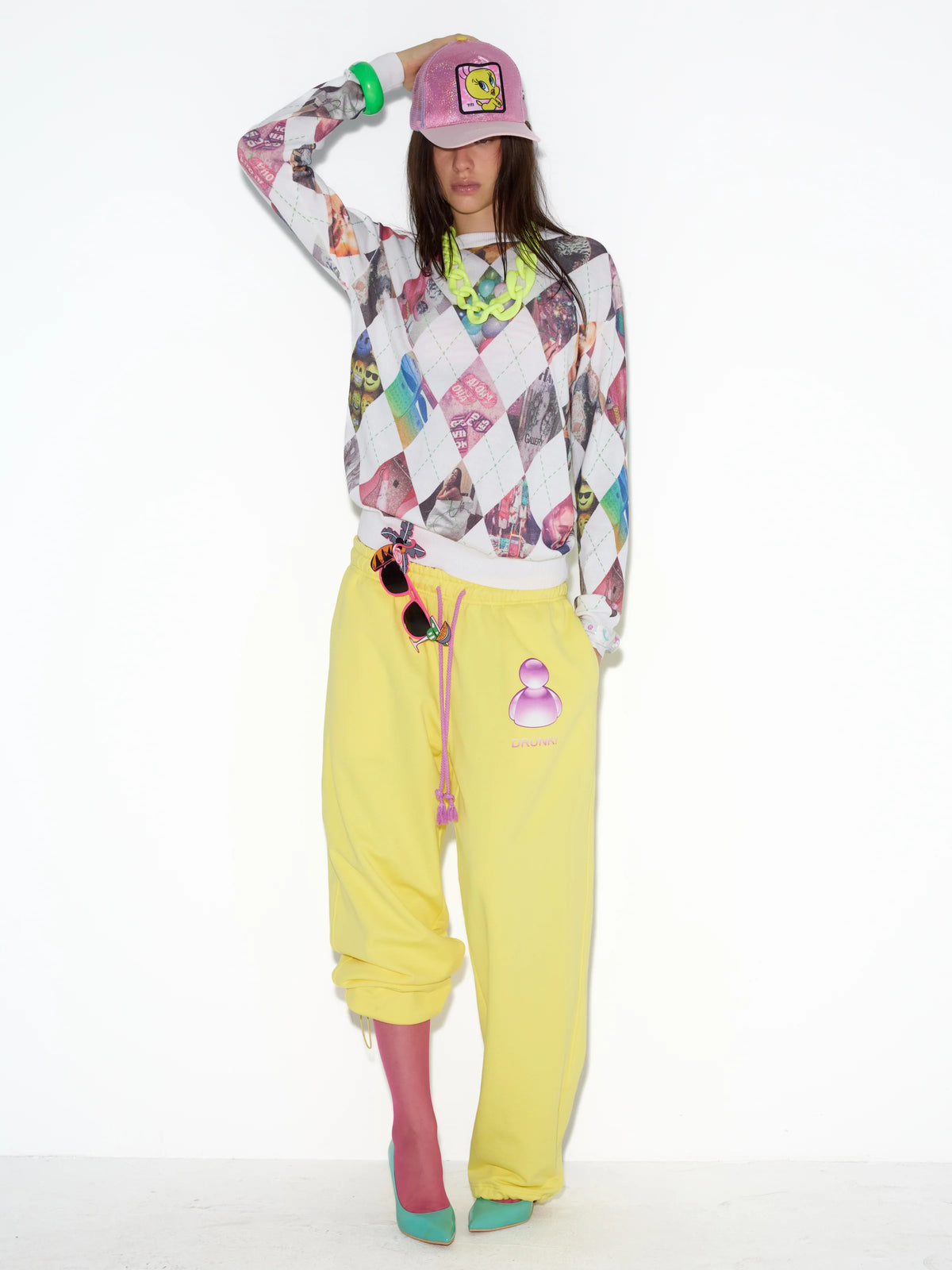 MSN Messenger Drawstring Sweatpants