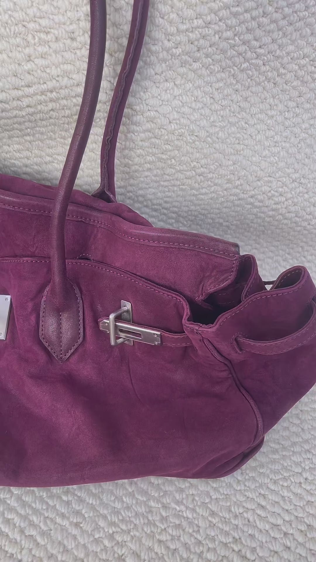 Leather Shoulder Firkin 40 Bag